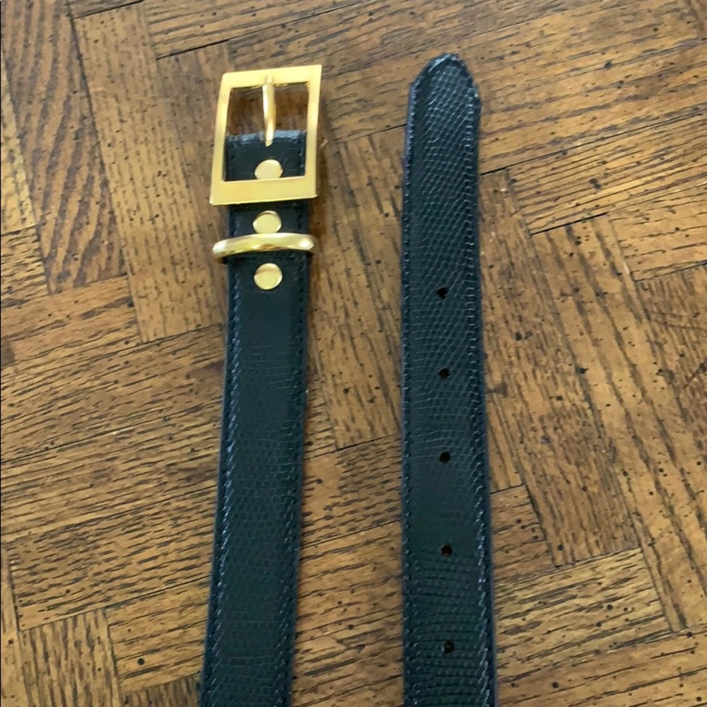 Free with Purchase Bundle of Sz 12 Black Faux Snake Belts - Picture 2 of 3